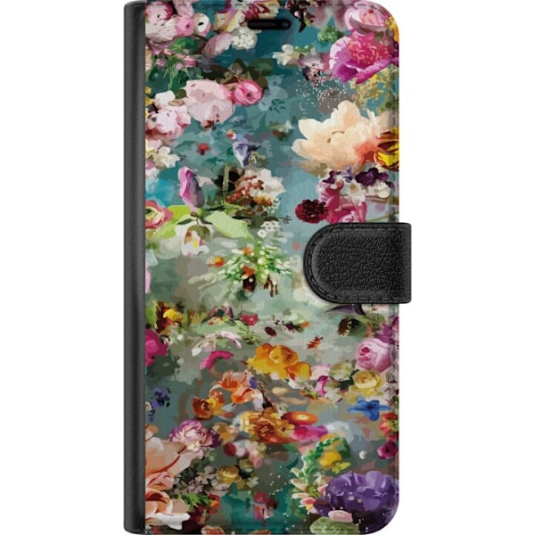 Motorola Moto G85 Lommeboketui Blomster