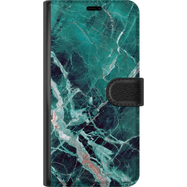 Kompatibelt Plånboksfodral till Samsung Galaxy A40 Marmor