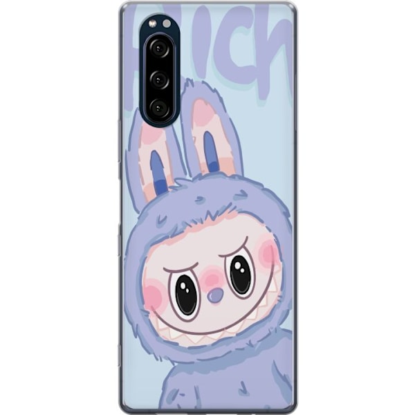 Sony Xperia 5 Genomskinligt Skal Blue Bunny Labubu