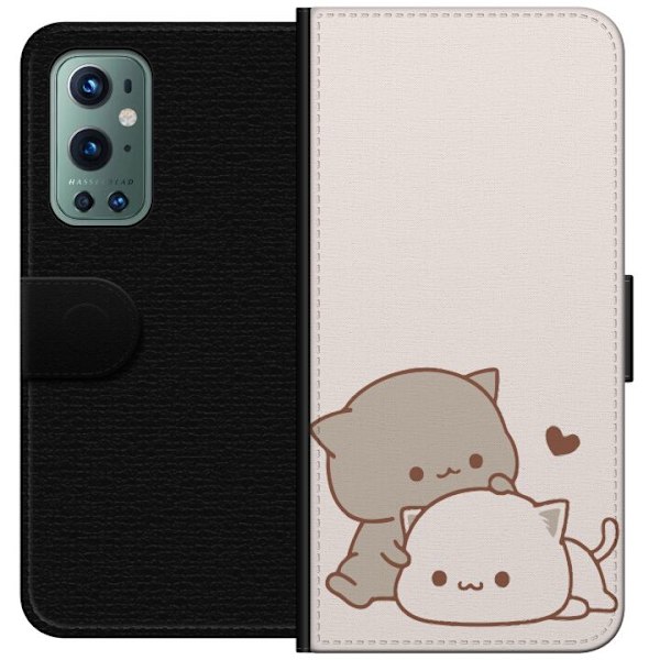 OnePlus 9 Pro Plånboksfodral Kawaii Söta katter