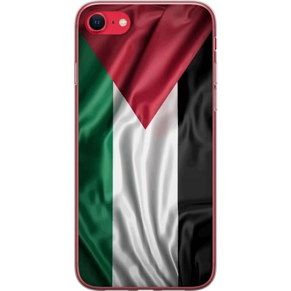 Apple iPhone 8 Läpinäkyvä kuori Palestiinan lippu – ikoni