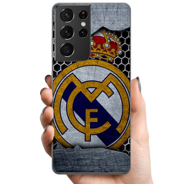 Samsung Galaxy S21 Ultra 5G TPU Matkapuhelimen kuori Real Madrid CF