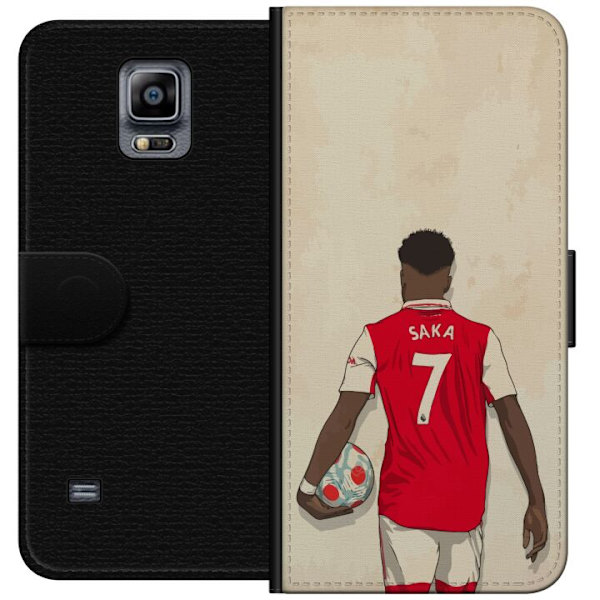 Samsung Galaxy Note 4 Lompakkokotelo Arsenal FC Jalkapallo Arsenal FC Motiivi Pelaaja Premier League Englanti Suosittu Urheilulaji Jalkapallotähti Lo