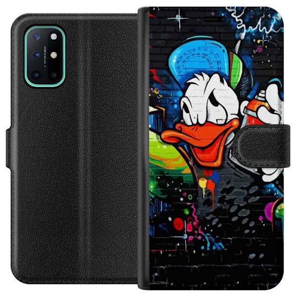 OnePlus 8T Lompakkokotelo Kalle Anka Graffiti Disney Design Hauska Lasten Motiivi Väri Graafinen Suosittu Sarja Ikoninen Disney-hahmo