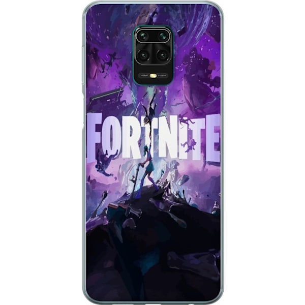 Xiaomi Redmi Note 9 Pro Läpinäkyvä kuori Fortnite