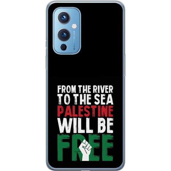 OnePlus 9 Genomskinligt Skal Free Palestine – politiskt statement med kraftfullt grafiskt uttryck