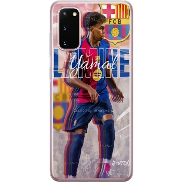 Samsung Galaxy S20 Gennemsigtig cover Lamine Yamal FCB