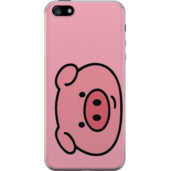 Apple iPhone 5 Genomskinligt Skal Kawaii Piggy