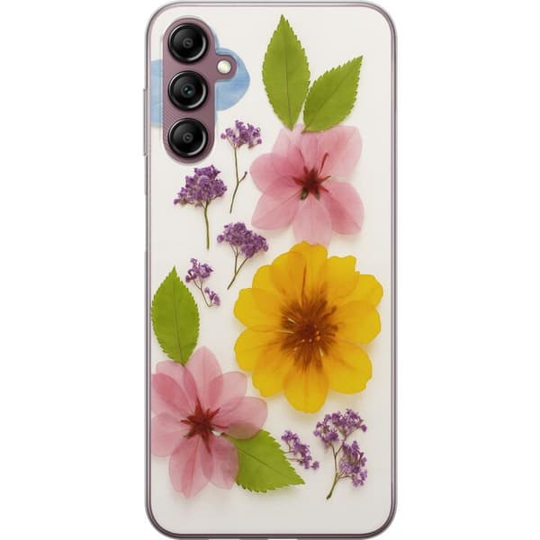 Kompatibelt Mobildeksel til Samsung Galaxy A14 5G Pressede blomster