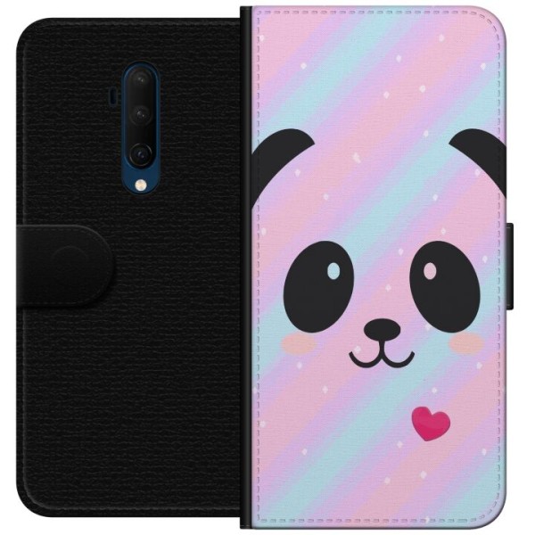 OnePlus 7T Pro Lompakkokotelo Sateenkaari Panda
