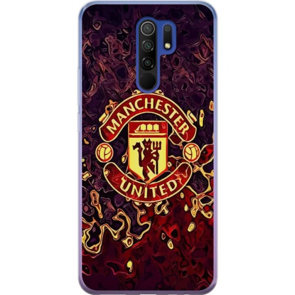 Xiaomi Redmi 9 Gennemsigtig cover Manchester United