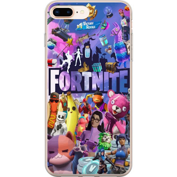 Apple iPhone 7 Plus Läpinäkyvä kuori Fortnite Hahmot Peliteema Ikonit Peli Suunnittelu Suosittu Taistelurojalainen Lapset Pelihahmojen Teema