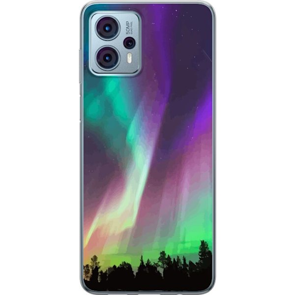 Motorola Moto G23 Gennemsigtig cover Nordlys