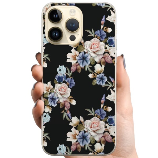 Apple iPhone 15 Pro Max TPU Mobilskal Floral