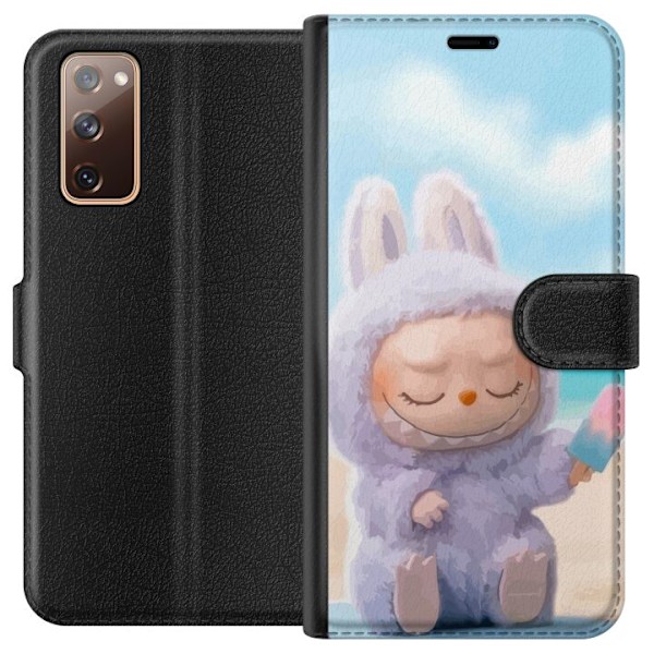Samsung Galaxy S20 FE Tegnebogsetui Labubu Lyserød Stemning