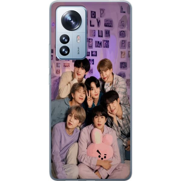 Kompatibelt Mobildeksel til Xiaomi 12 Pro BTS lila