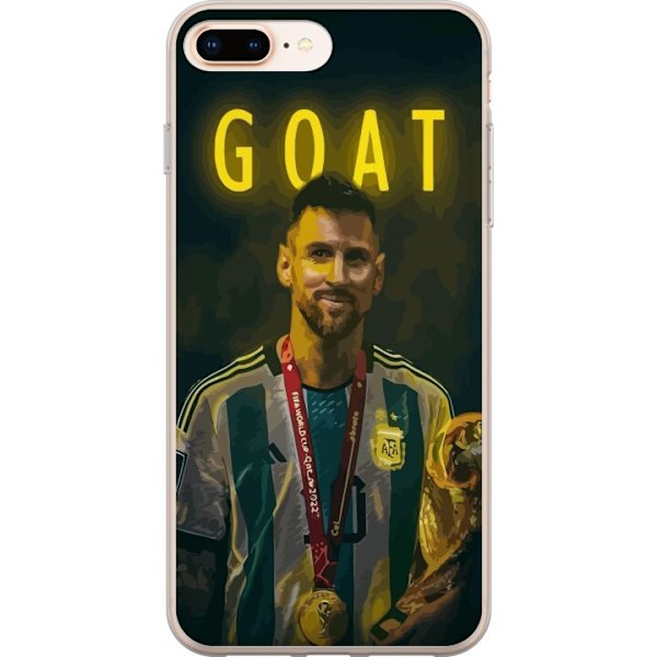 Apple iPhone 8 Plus Genomskinligt Skal Goat Messi