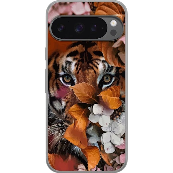 Google Pixel 9 Pro XL Gennemsigtig cover Tiger