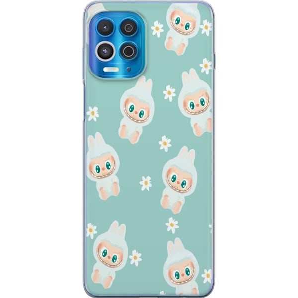 Motorola Edge S Gennemsigtig cover Labubu Candy Vibes