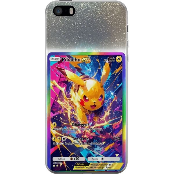 Kompatibel Mobilcover til Apple iPhone SE (2016) Pikachu gul