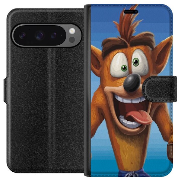 Google Pixel 9 Pro XL Plånboksfodral Crash Bandicoot