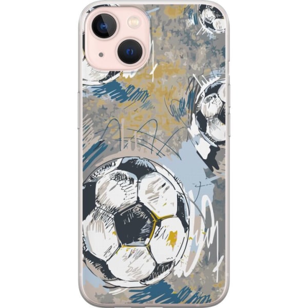 Apple iPhone 13 mini Gennemsigtig cover Fodbold
