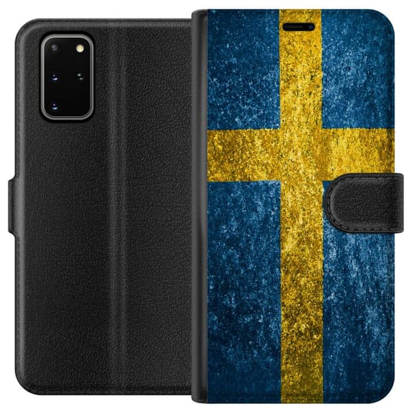 Yhteensopiva Lompakkokotelo Samsung Galaxy S20+ Ruotsi