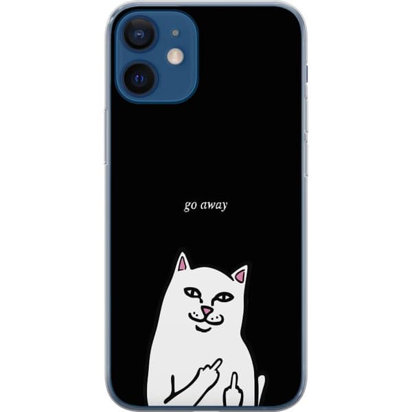Kompatibelt Mobilskal till Apple iPhone 12 Meme! Katt