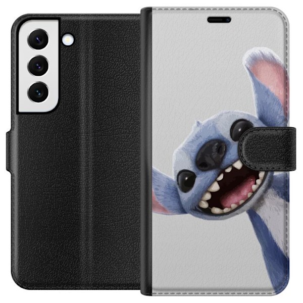 Samsung Galaxy S22+ 5G Tegnebogsetui Stitch i fart - Kawaii-design til fans & børn