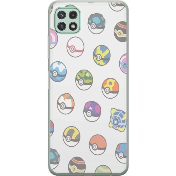 Samsung Galaxy A22 5G Gjennomsiktig deksel Pokemon