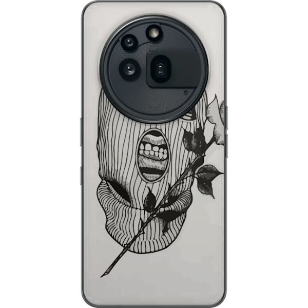 Nothing Phone (3a) Pro Läpinäkyvä kuori Hiihtomaski Ros Katutyö Muotoilu Graafinen Kuvio Jännitys Kaupunkityyli Katutaidetta Naamiaiset Symboli
