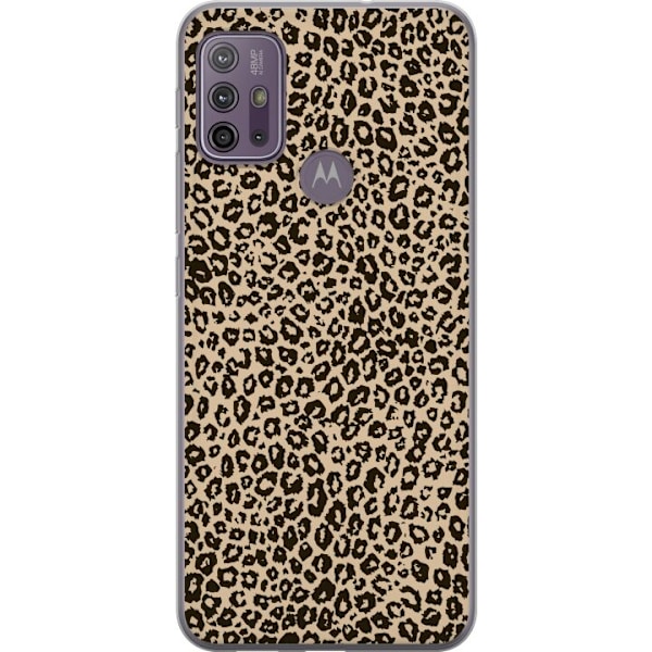 Motorola Moto G10 Gjennomsiktig deksel Leopardskisse