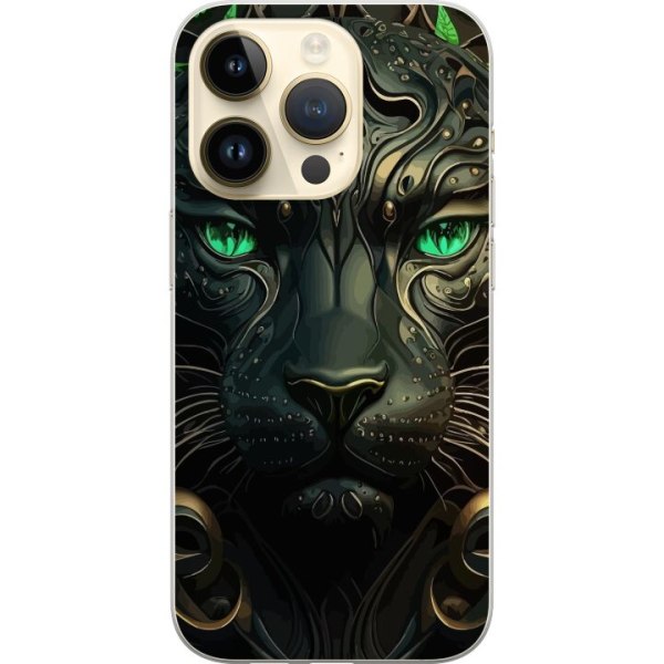 Apple iPhone 15 Pro Genomskinligt Skal Panther