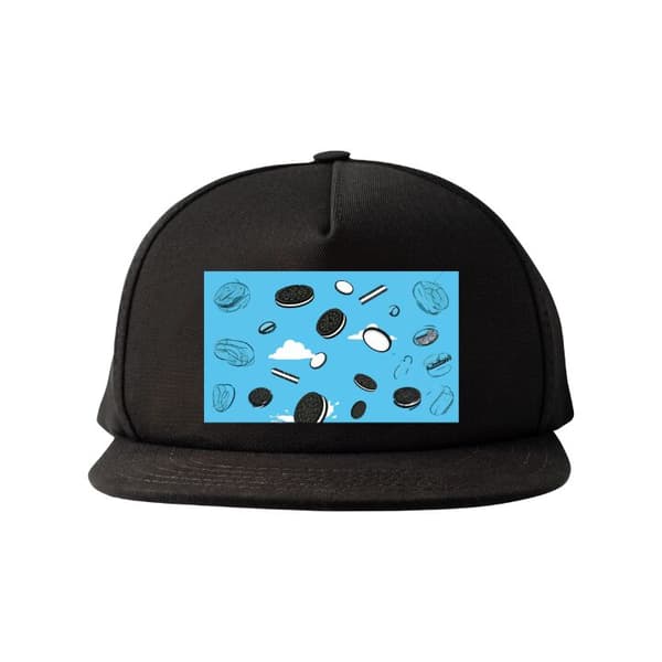 Snapback-lippalakki musta one size