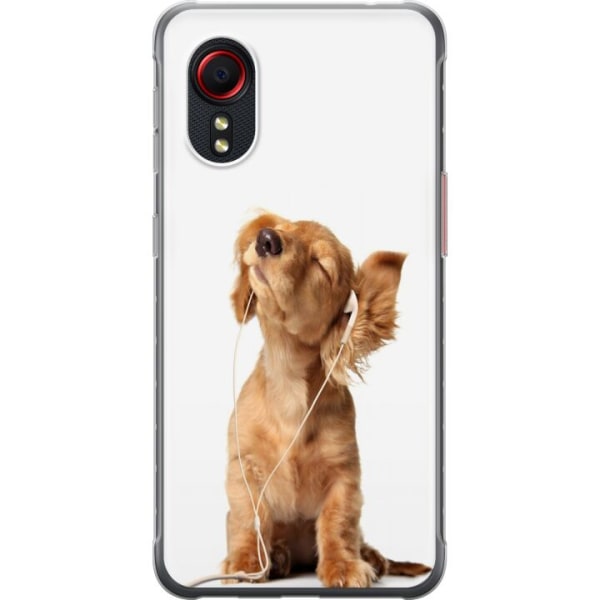 Samsung Galaxy Xcover 5 Gennemsigtig cover Hund