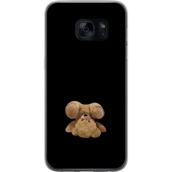 Samsung Galaxy S7 Gjennomsiktig deksel Opp og ned bjørn