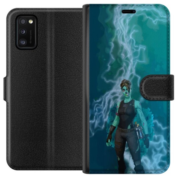 Samsung Galaxy A41 Lompakkokotelo Fortnite - Ghoul Trooper