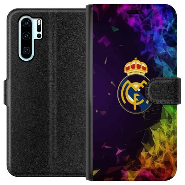 Kompatibel Tegnebogsetui til Huawei P30 Pro Real Madrid