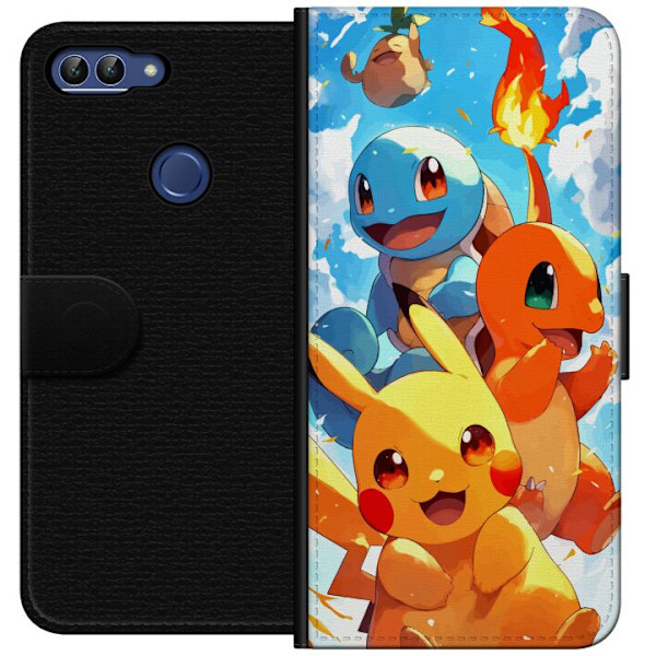 Huawei P smart Tegnebogsetui Pocket Creatures - inspireret af Pokémon uden at nævne navnet