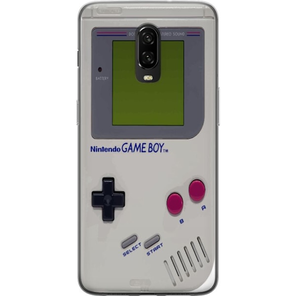 OnePlus 6T Genomskinligt Skal Game Boy