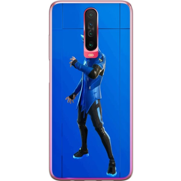 Xiaomi Redmi K30 Gennemsigtig cover Fortnite - Ninja Blue