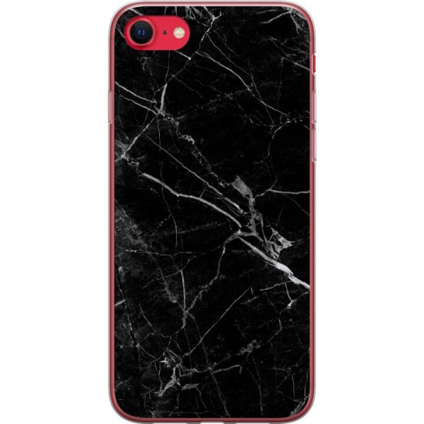 Apple iPhone 7 Gjennomsiktig deksel Sort marmor e768 | Genomskinligt Skal |  Fyndiq