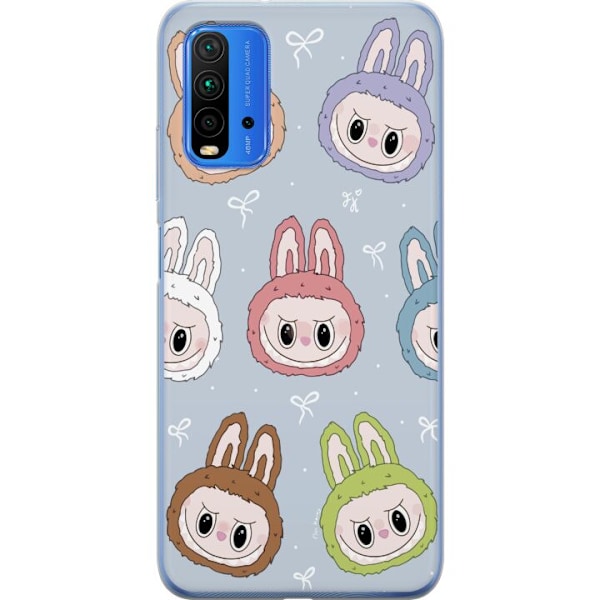 Xiaomi Redmi 9T Genomskinligt Skal Labubu Star Pattern – Stj