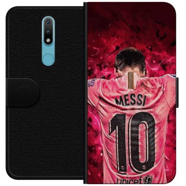 Nokia 2.4 Tegnebogsetui Messi