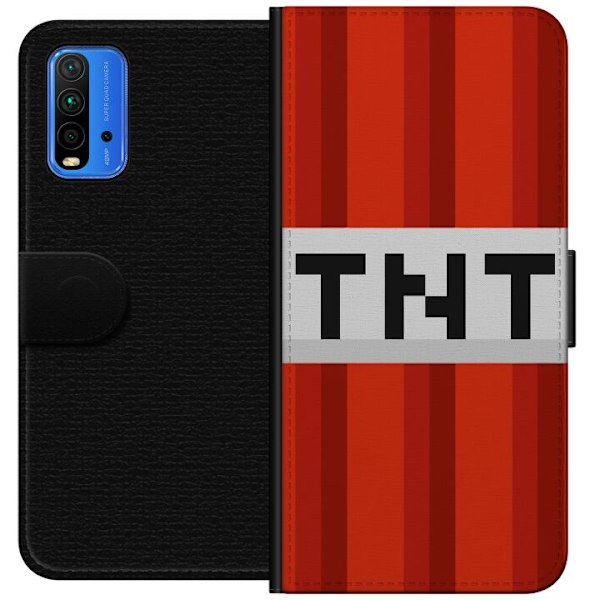 Xiaomi Redmi Note 9 4G Tegnebogsetui Minecraft TNT