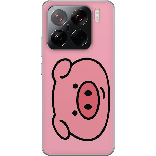 Xiaomi 15 Pro Gjennomsiktig deksel Kawaii Piggy