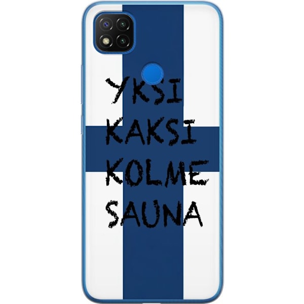 Xiaomi Redmi 9C Genomskinligt Skal KAJ – Bara Bada Bastu