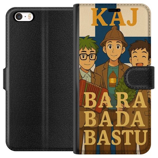 Apple iPhone 5 Plånboksfodral Bara bada bastu KAJ