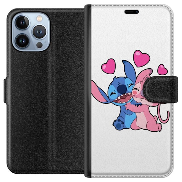 Apple iPhone 13 Pro Max Plånboksfodral Lilo & Stitch