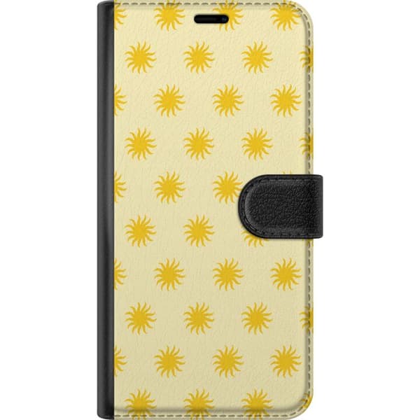 Kompatibel Tegnebogsetui til Apple iPhone 17 Pro Max Gule sole gul